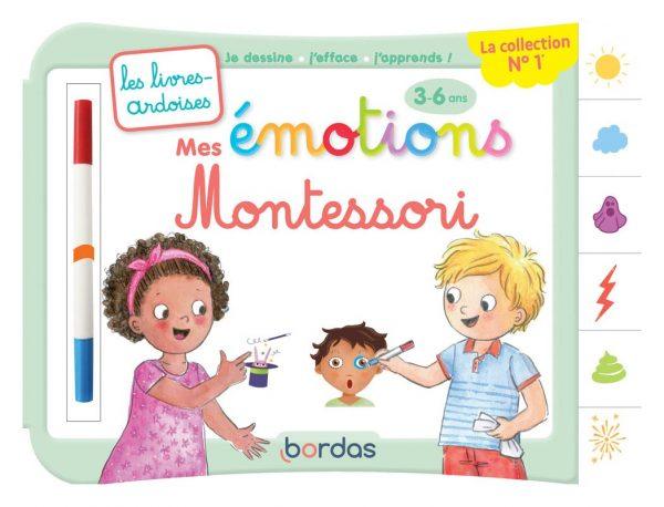 LES LIVRES-ARDOISES - MES EMOTIONS MONTESSORI