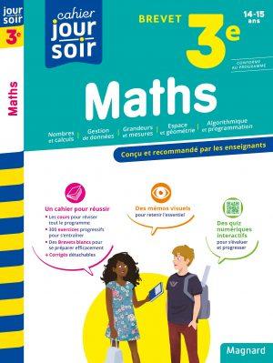 MATHS 3E BREVET - CAHIER JOUR SOIR