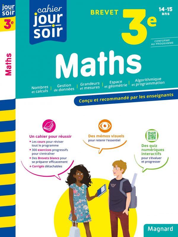 MATHS 3E BREVET - CAHIER JOUR SOIR