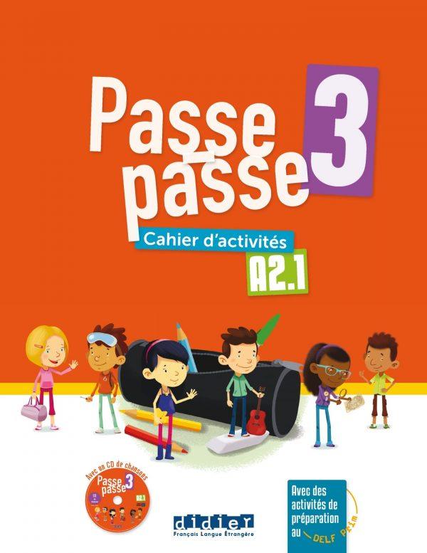 PASSE-PASSE 3 - NIV. A2.1 - CAHIER + CD MP3