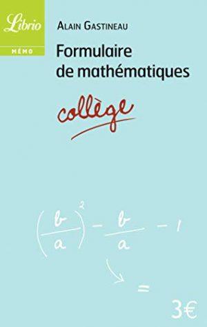 FORMULAIRE DE MATHEMATIQUES-COLLEGE