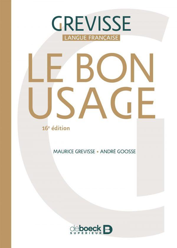 LE BON USAGE