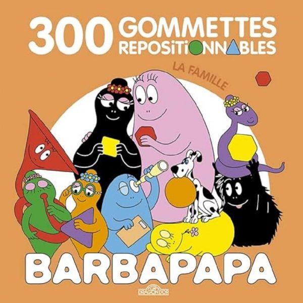 BARBAPAPA - 300 GOMMETTES REPOSITIONNABLES - LA FAMILLE