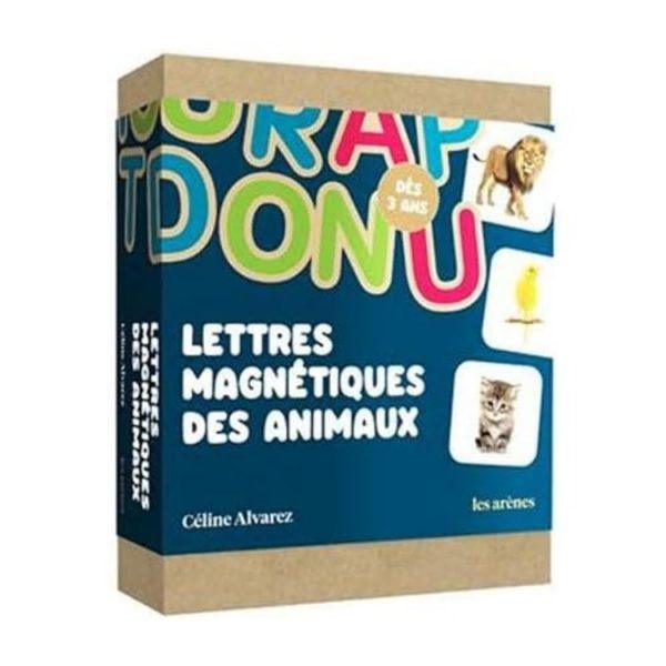 COFFRET LETTRES MAGNETIQUES ANIMAUX CELINE ALVAREZ